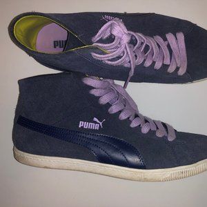 Puma Glyde Purple High Tops 354049-03 Women's 8.5